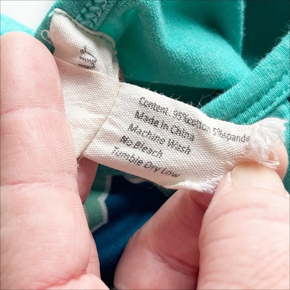 Honeydew Girl’s 2-Piece Turquoise Print Ruffle Outfit 6 7 sleeveless shorts - Picture 8 of 12